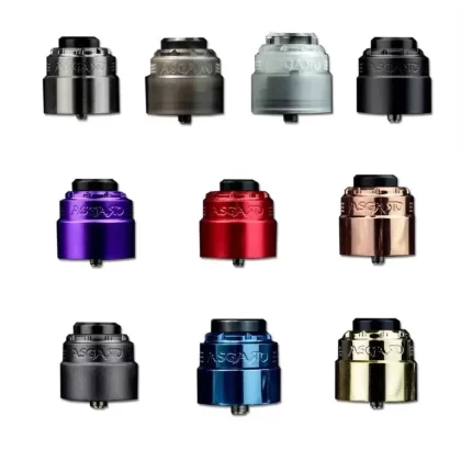 Vaperz Cloud Asgard RDA - colour#Smoked Out>Iced Out>Naval Brass>Gunmetal>OD Green>Polished Stainless Steel>Purple>Brushed Stainless Steel>Breast Cancer Awareness Pink>Electric Blue>Matte Bl (EB698E)
