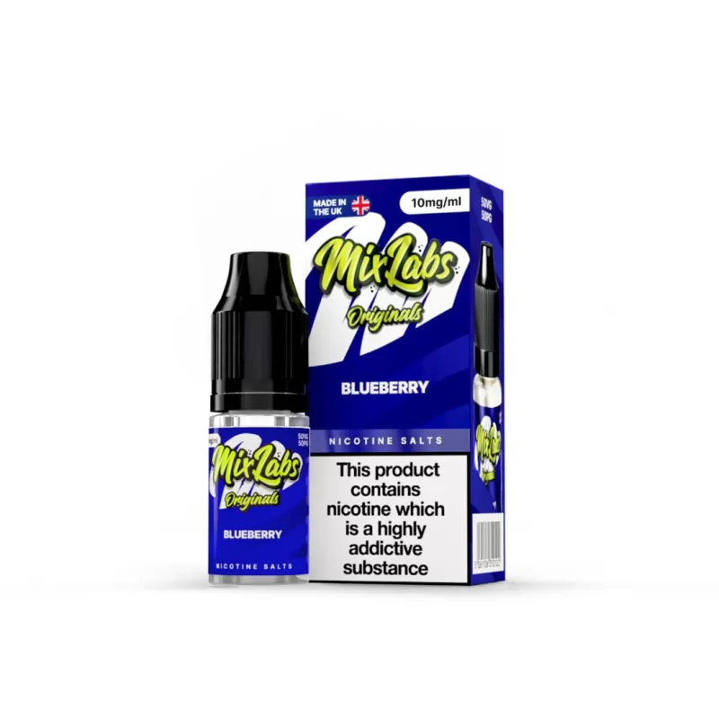 Mix Labs Nicotine Salt 10ml 20mg - Blueberry Cranberry Cherry - Image 3