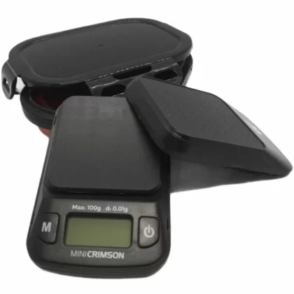 TruWeigh Mini Crimson Collapsible Bowl Scale - Color#Black>Rasta