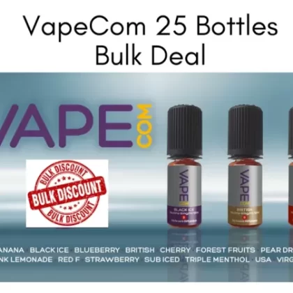VAPEcom Triple Menthol 3mg Bulk 25 bottles