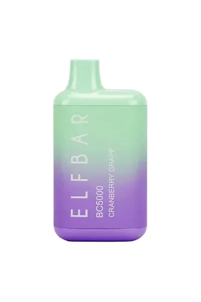 (ELF BAR) EB BC5000 Disposable Vape – 5000 puff – Cranberry Grape
