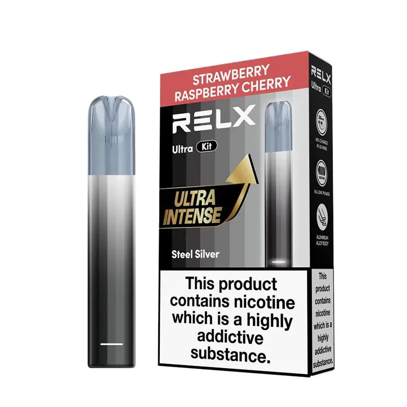 RELX Ultra Prefilled Pod Kit - Blueberry Sour Raspberry, Blue Raspberry GB - Image 2