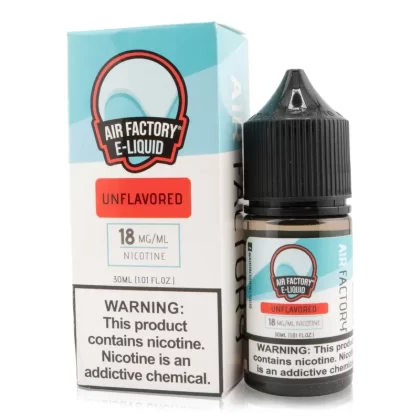 Air Factory Unflavored Salts - Nic Level#18mg>35mg