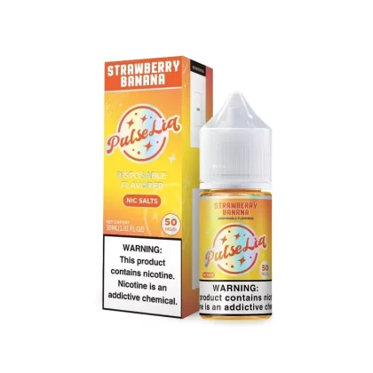Geek Bar Pulse Liq Nic Salt - Strawberry Banana - 30ML E-Liquid