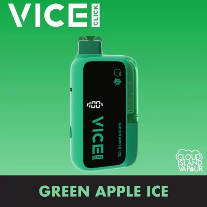 VICE CLICK Disposable Vape – Green Apple Ice