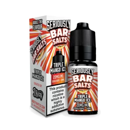 Triple Mango Ice Seriously Salty – Doozy Nic Salts e Liquid 10ml – TPD - Vapestorm Co