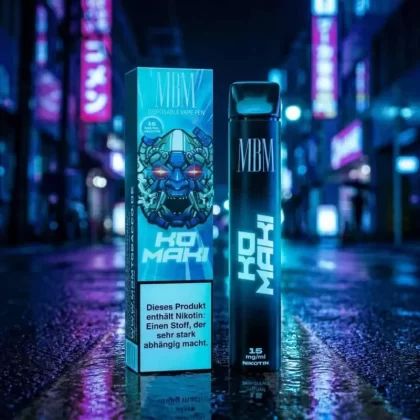 MBM Einweg Vape – Komakai - Zitrone / Wassermelone / Ice / Blaubeere