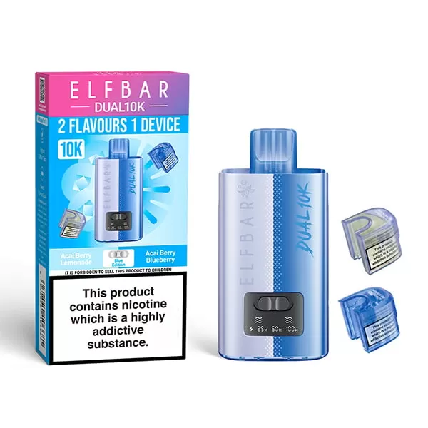 20mg Elf Bar Dual 10K Prefilled Pod Vape Kit - Vape Co - Image 2