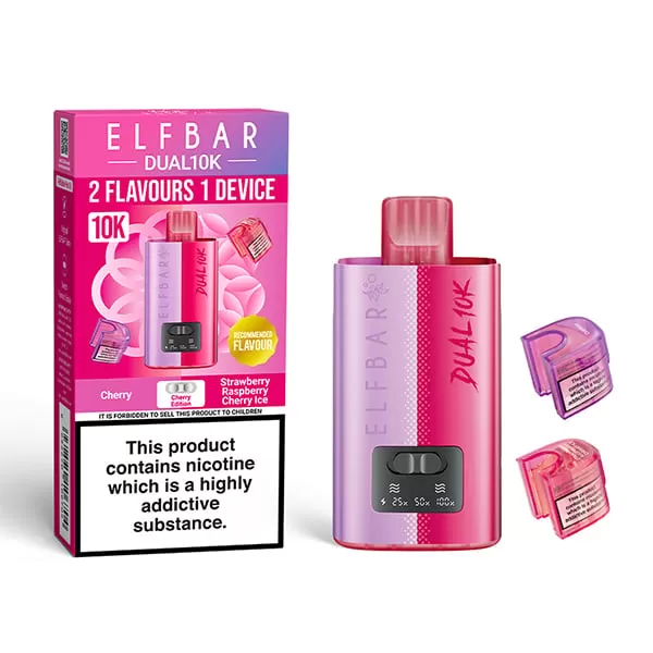 20mg Elf Bar Dual 10K Prefilled Pod Vape Kit - Vape Co - Image 3