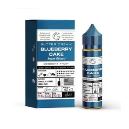 Glas Basix 50ml Shortfill E-Liquid Blueberry Cake - Nicotine Strength#0mg (079B51)