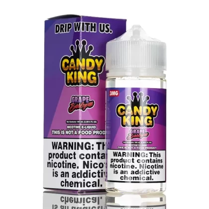 Candy King - Grape Bubble Gum - 100ml - 3mg