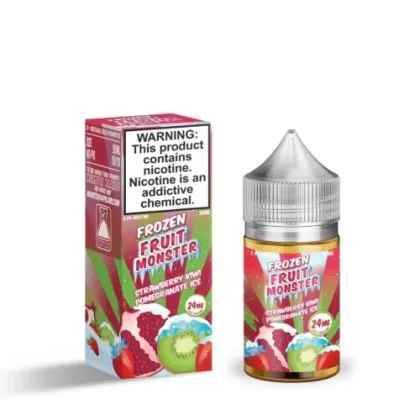 Frozen Fruit Monster Salt E-Liquid – Strawberry Kiwi Pomegranate Ice – 30ml
