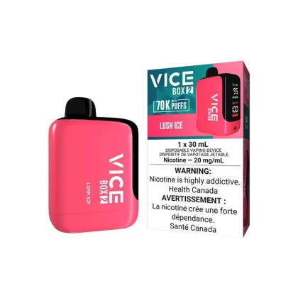 Vice Box 2 Lush Ice 70K Disposable Vape, 30mL - STRENGTH#20MG>20MG (ONT-TAX)