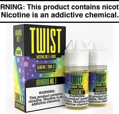 RAINBOW NO. 1 BY TWIST SALT 60ML - Vapejuice