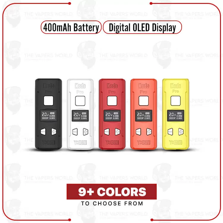 Yocan Kodo Pro Battery - Black, White