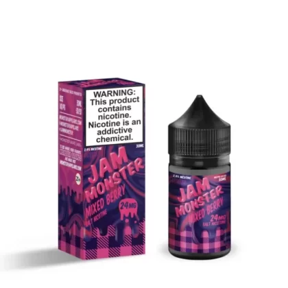 Jam Monster Salt Mixed Berry eJuice - Vape Product; Vape Product, Vape Product (B9AC4C)