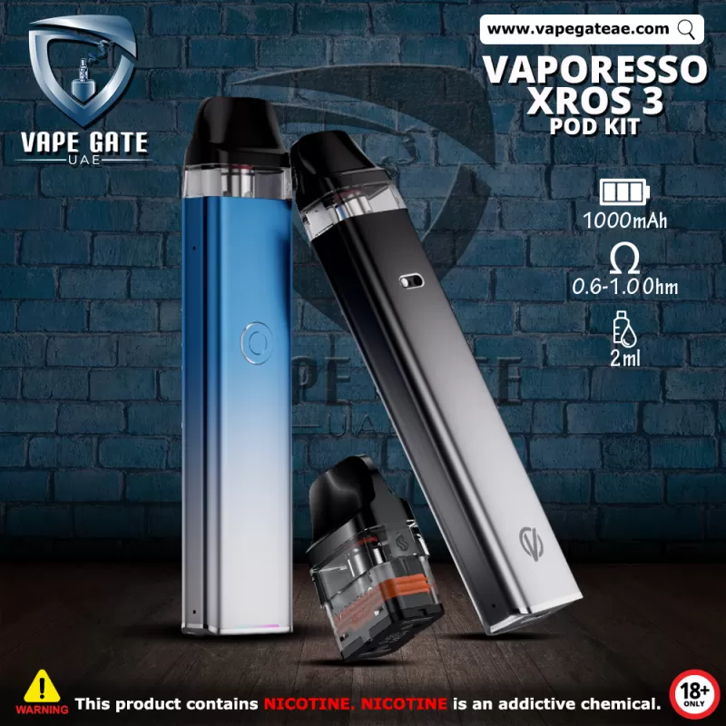VAPORESSO XROS 3 1000mAh POD SYSTEM - Navy Blue