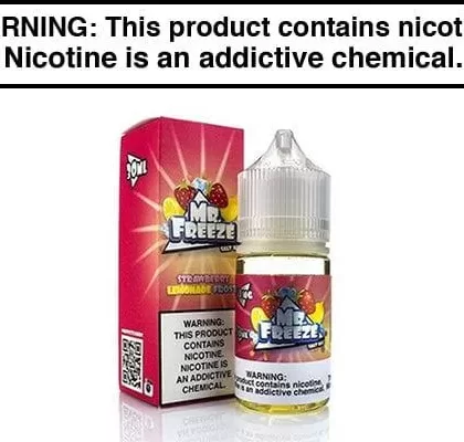 STRAWBERRY LEMONADE FROST BY MR. FREEZE SALTS 30ML - Vapejuice