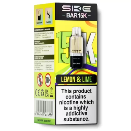Lemon and Lime by SKE Bar 15K - 20 mg/ml