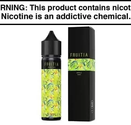 APPLE KIWI BY FRUITIA 60ML - Vapejuice