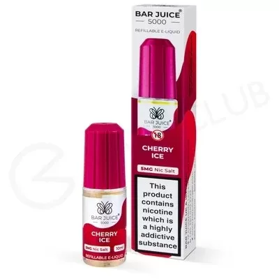 Cherry Ice Nic Salt E-Liquid by Bar Juice 5000 - Ecigpremium