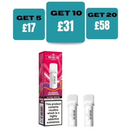 SKE 600 Pro Prefilled Pods (Pack of 2) - £4.99 or 5 for £17 - Watermelon Ice