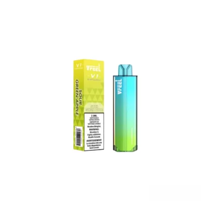 VFEEL V1 K6000 DISPOSABLE VAPE ( 20MG INTENSE ) - Blue raspberry peach ice / 20MG BOLD