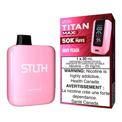 STLTH Titan Max Disposable Vape Device - Juicy Peach - 20mg/ml