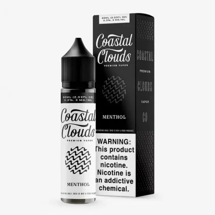 Menthol – Coastal Clouds – 60mL Icy Blast E-Liquid