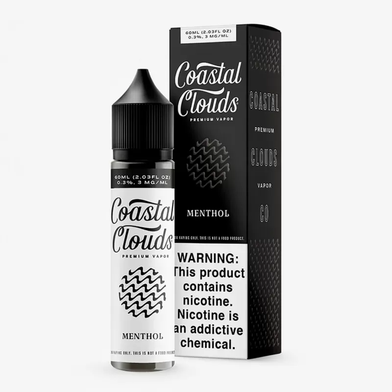 Menthol – Coastal Clouds – 60mL Icy Blast E-Liquid