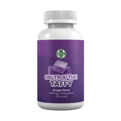 ATLRx Delta 9 Taffy - flavor#Grape>Lemon~count#1>20 (DBDD35)