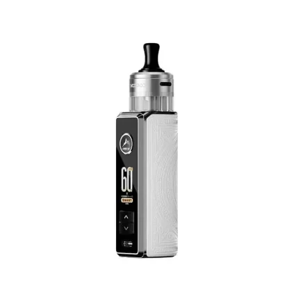 VooPoo Drag S3 Pod Vape Kit - Select#White>Pink>Spray Black>Metal Grey>Blue>Green>Brown