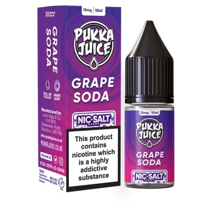 Pukka Juice Grape Soda Nic Salt E-Liquid