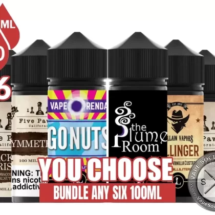 Five Pawns Vape Juice Bundle 6x100ml (600ml)