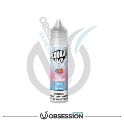 Zooka Freeze Salt Peach Bluerazz 60ml By Bazooka