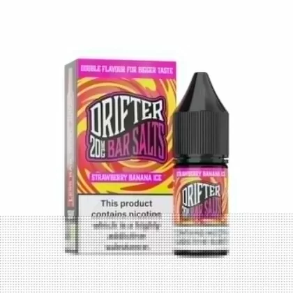 Drifter Bar Nic Salt 10ml E-Liquid – Strawberry Banana Ice