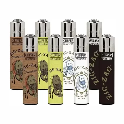 Clipper® Lighters | Zig-Zag Collection 1 | 48 Count - Vape Store