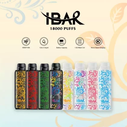 IBAR 18K Puff Disposable Device - 18000 Puffs - Berry Burst