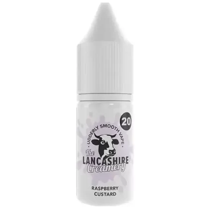 Lancashire Creamery Raspberry Custard 10ml Nic Salt - Nic Salt Strength#5mg>10mg>20mg (12F584)
