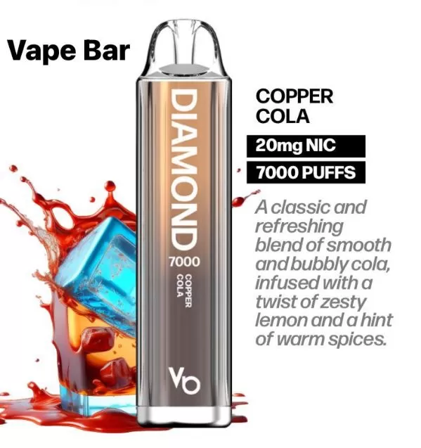 Vapes Bar - Diamond Disposable Vape (7000 Puffs) - Limonada / 20 mg - Image 2
