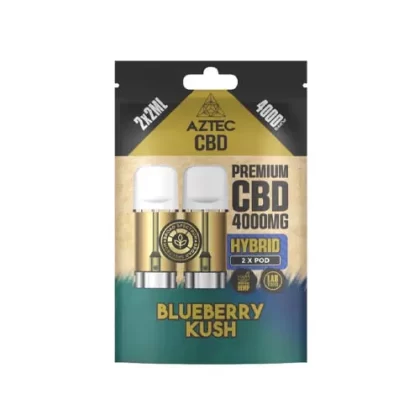 Aztec CBD 4000mg Prefilled Pods X2 - Blueberry Kush