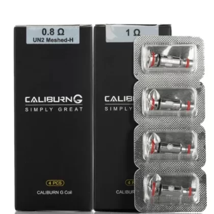 Uwell Caliburn G Coil - Caliburn G Coil 0.8ohm Meshed ( 4 Pack ), Caliburn G Coil 1ohm Meshed ( 4 Pack )