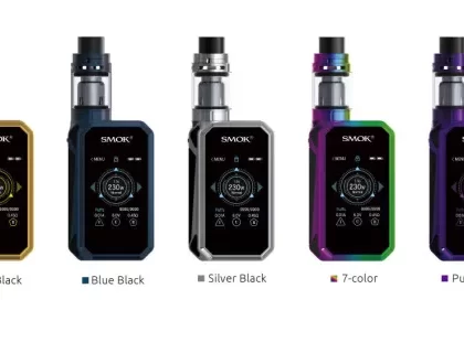 SMOK G-PRIV 2 230W Touch Screen Starter Kit With TFV8 X-Baby Tank -4ML - Silver