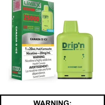 Canada D Ice Drip’n Level X Boost G2 Pods
