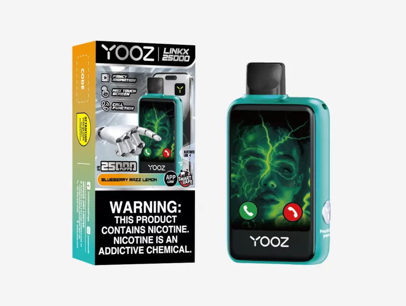YOOZ Linkx 25000 Rechargeable Disposable Device – 25000 Puffs - Strawberry Banana - Image 3