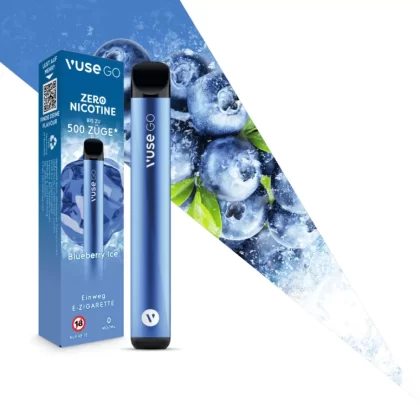 Vuse GO – Blueberry Ice | Zero Nicotine - Benzoesäure, Ethanol; Nikotinfrei (478A18)