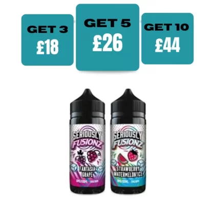 Seriously Fusionz 100ml Shortfill E-Liquid