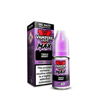 Vampire Vape MAX Triple Berry Nic Salt E-Liquid 10ml - 5mg