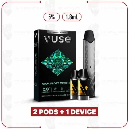 Vuse Prismatic Series Starter Kit 5.0% – 2 Pods + 1 Device - Thevapersworld