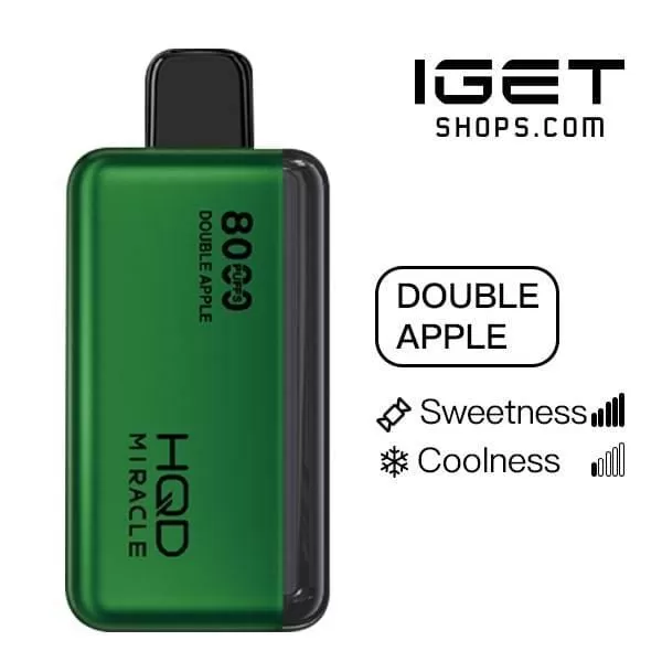 HQD Miracle 8000 – Double Apple - Vape Store
